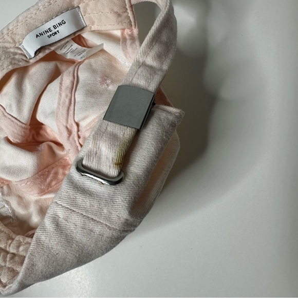 Anine Bing Light Pink Jeremy Baseball Hat - Picture 8 of 8